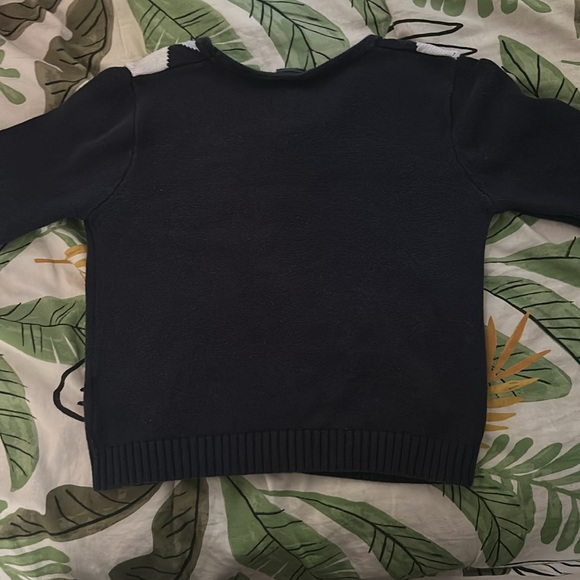 Brandy Melville navy blue Elizabeth button up sweater - Picture 3 of 4